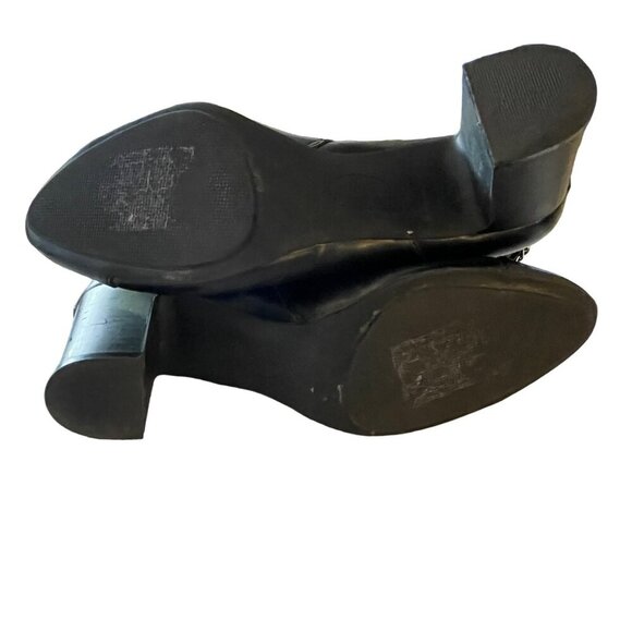 Anne Klein Suri Black Chain Ankle Boots Size 8.5 NEW - Picture 10 of 10